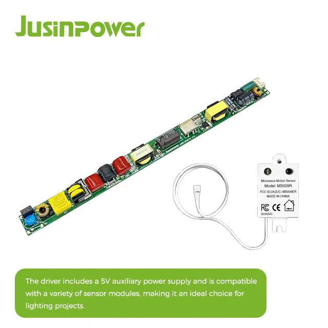 Driver pentru tub super subțire pentru lumină cu tub cu LED T8